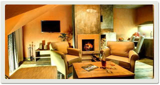 Ukázka sedacích souprav v interiéru